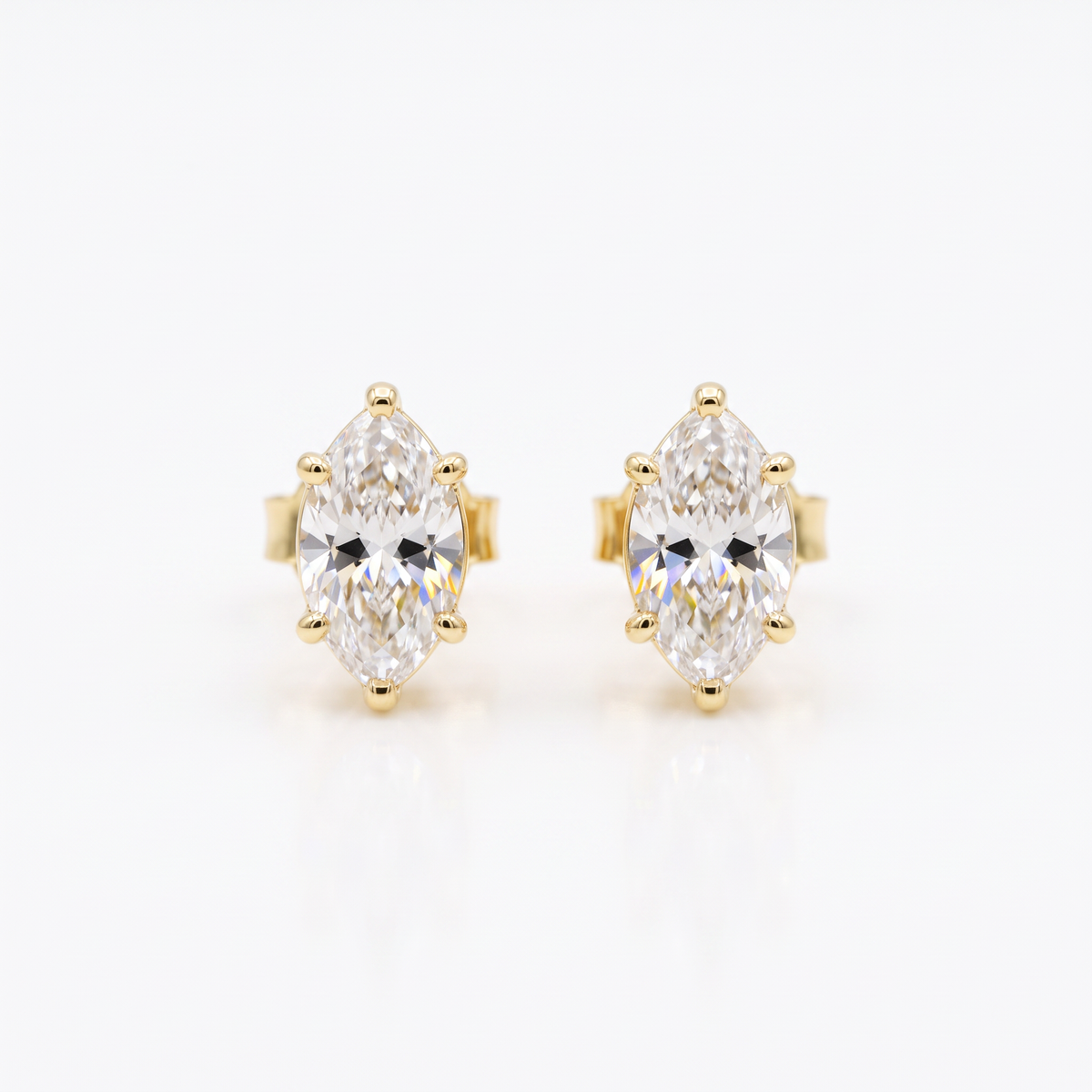 Marquise Diamond Stud 2 Carat