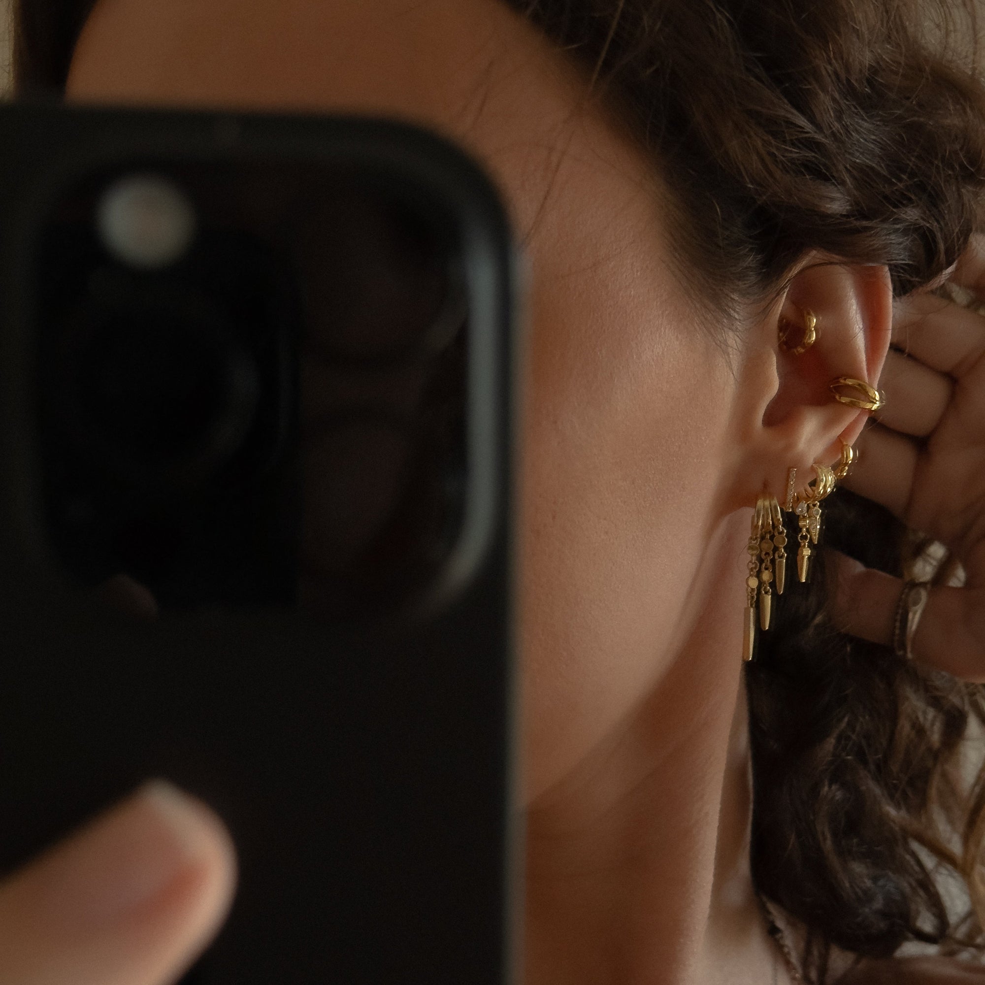 Aurum Illusion Earrings