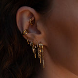 Eclipse Arc Illusion Earrings