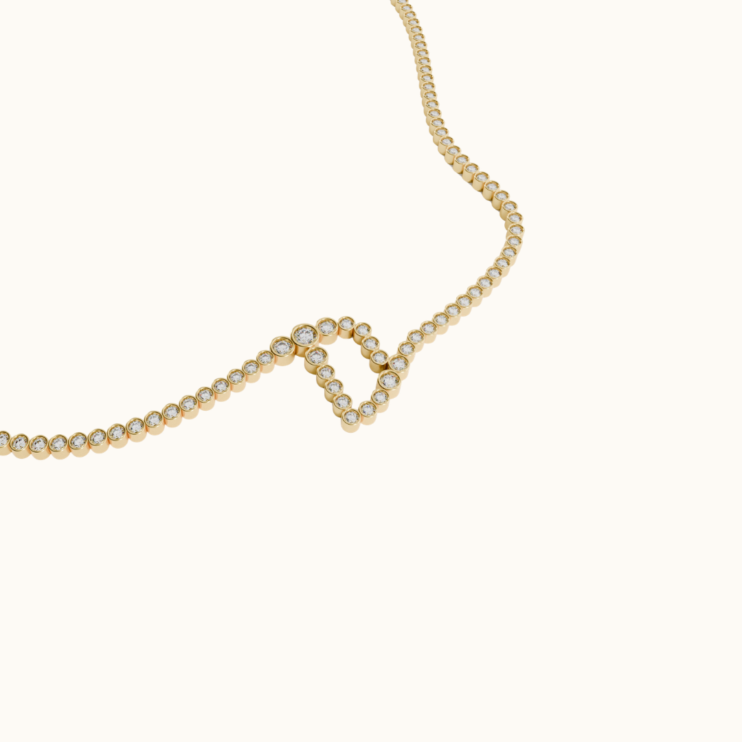 Signature Pavé Initial Bracelet