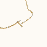 Signature Pavé Initial Bracelet