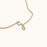 Signature Pavé Initial Bracelet