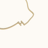 Signature Pavé Initial Bracelet