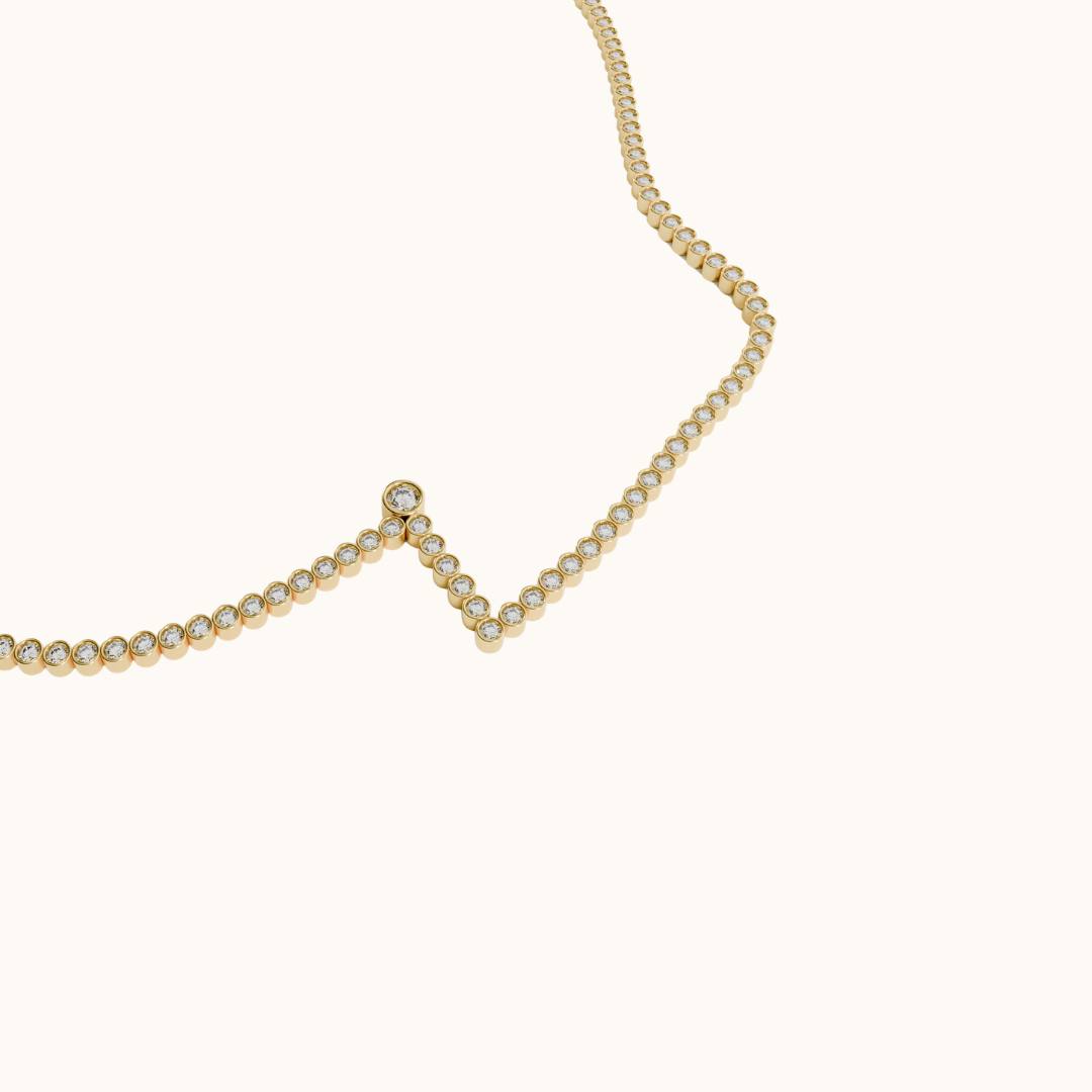 Signature Pavé Initial Bracelet