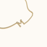 Signature Pavé Initial Bracelet