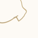 Signature Pavé Initial Bracelet