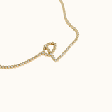 Signature Pavé Initial Bracelet