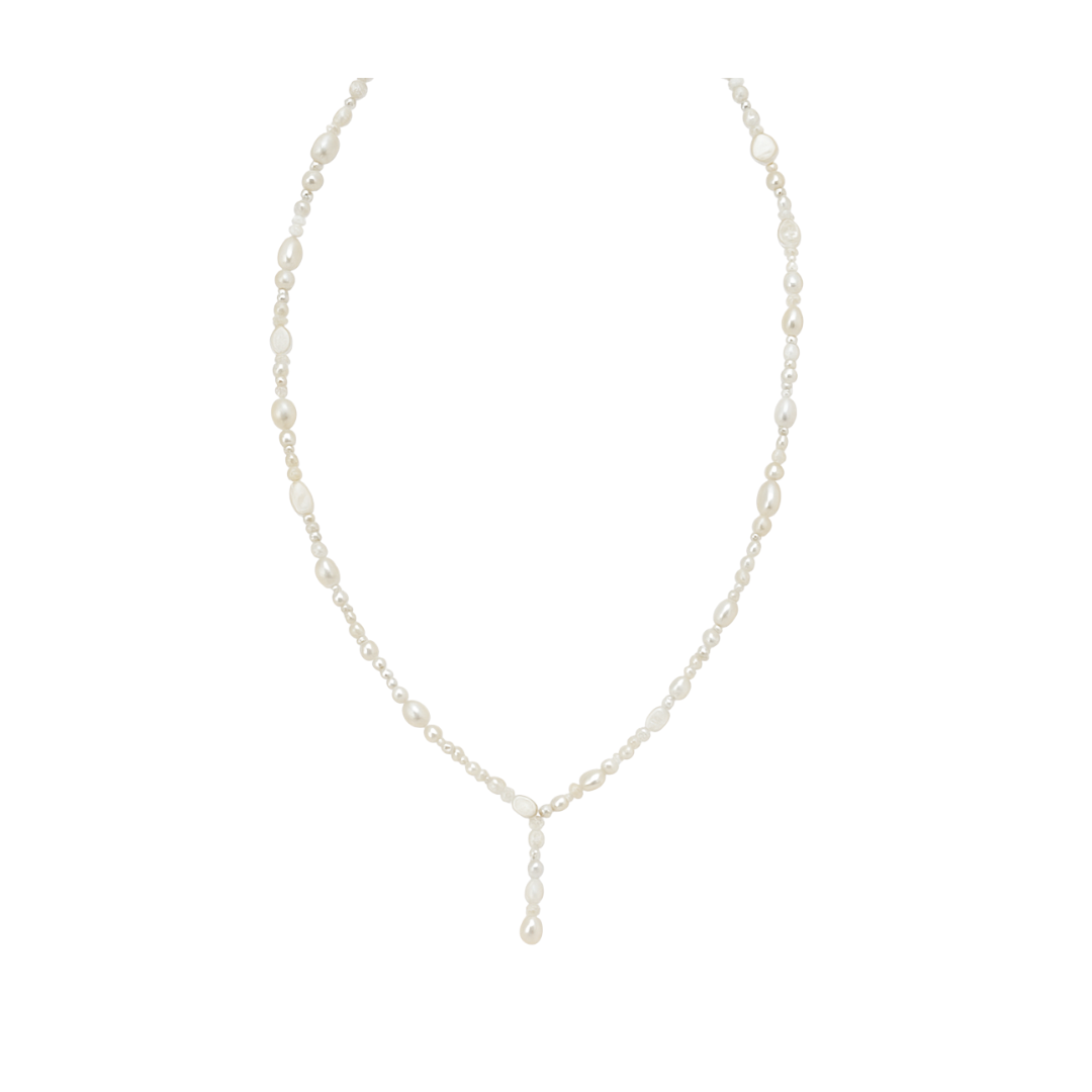 Luna Drop Pearl Necklace