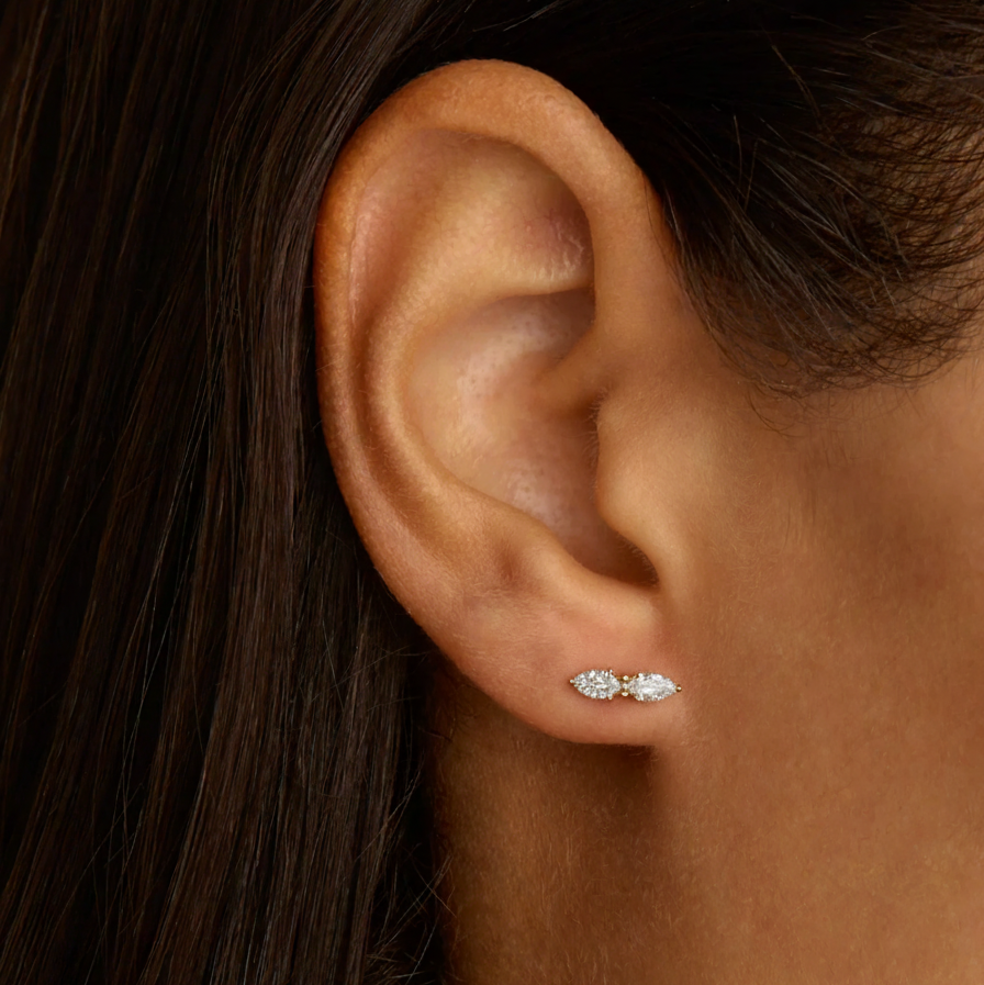 Marquise Arc Studs