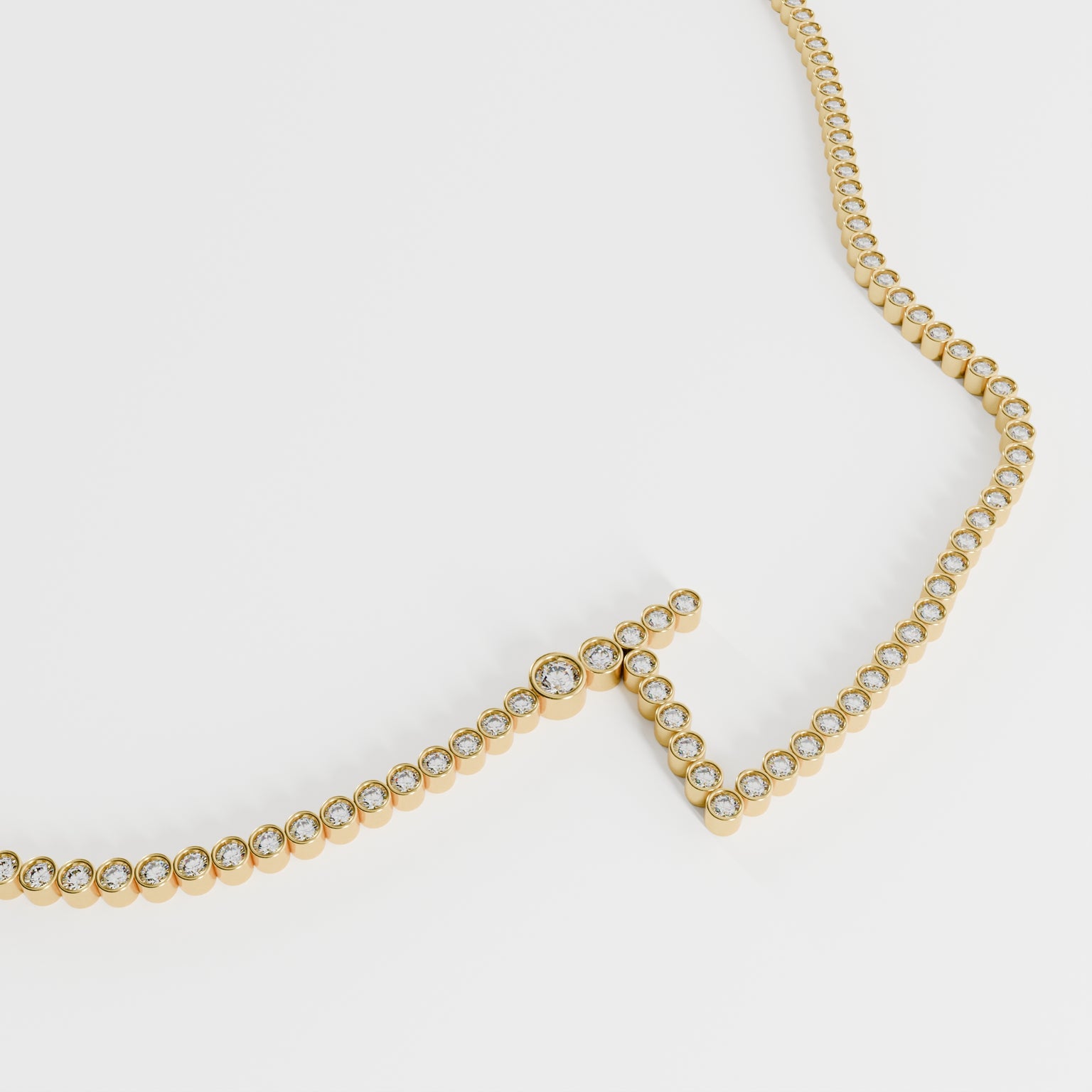 Signature Pavé Initial Necklace