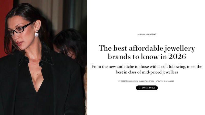 Harper's Bazaar — I migliori marchi di gioielli economici da conoscere nel 2026